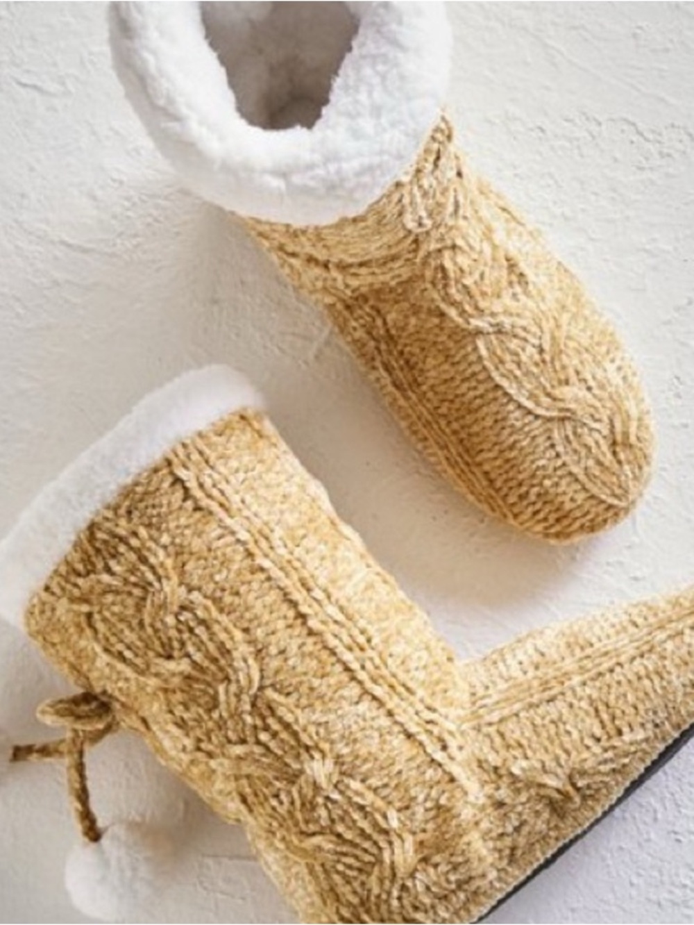 Chenille Sherpa slippers